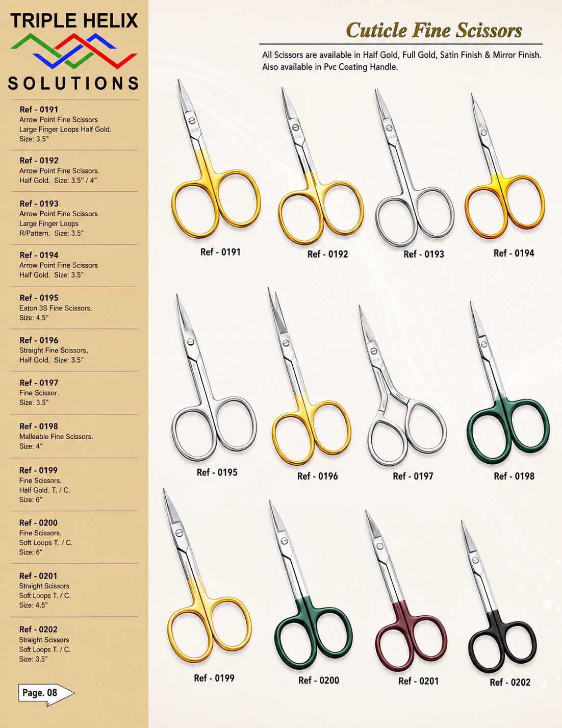 Cuticle Fine Scissors β beauty catalogue page 8