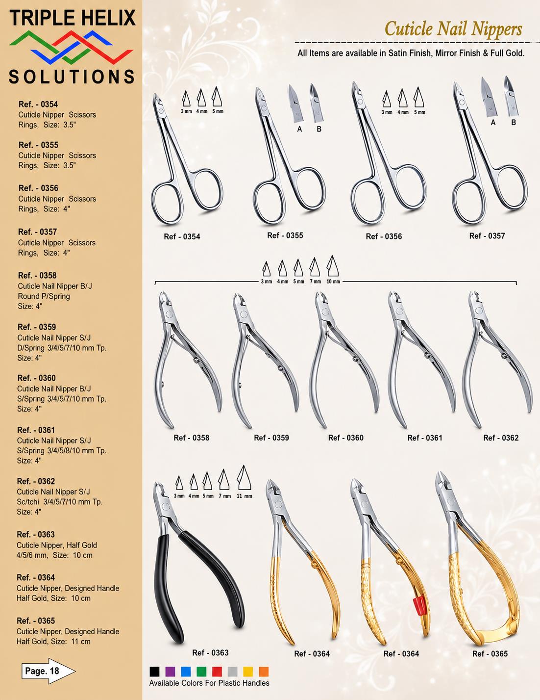 Cuticle Nail Nippers β beauty catalogue page 18