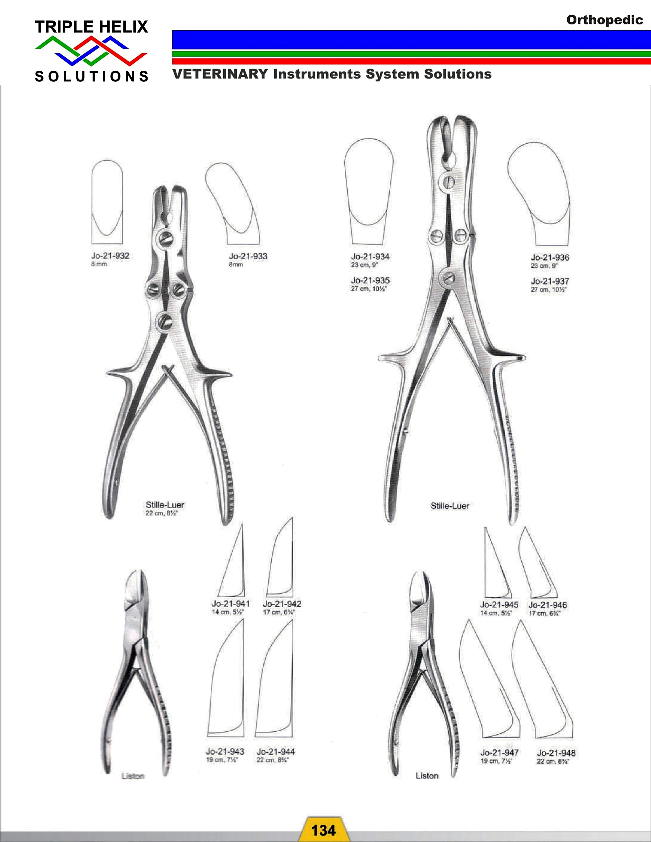 Stille-Luer and Liston Bone Forceps - page 38