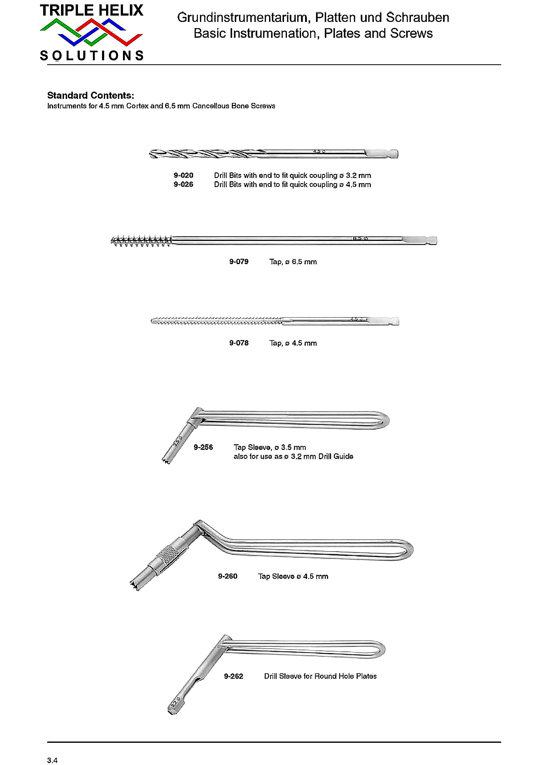 Instruments for 4.5 mm Cortex and 6.5 mm Cancellous Bone Screws - page 3