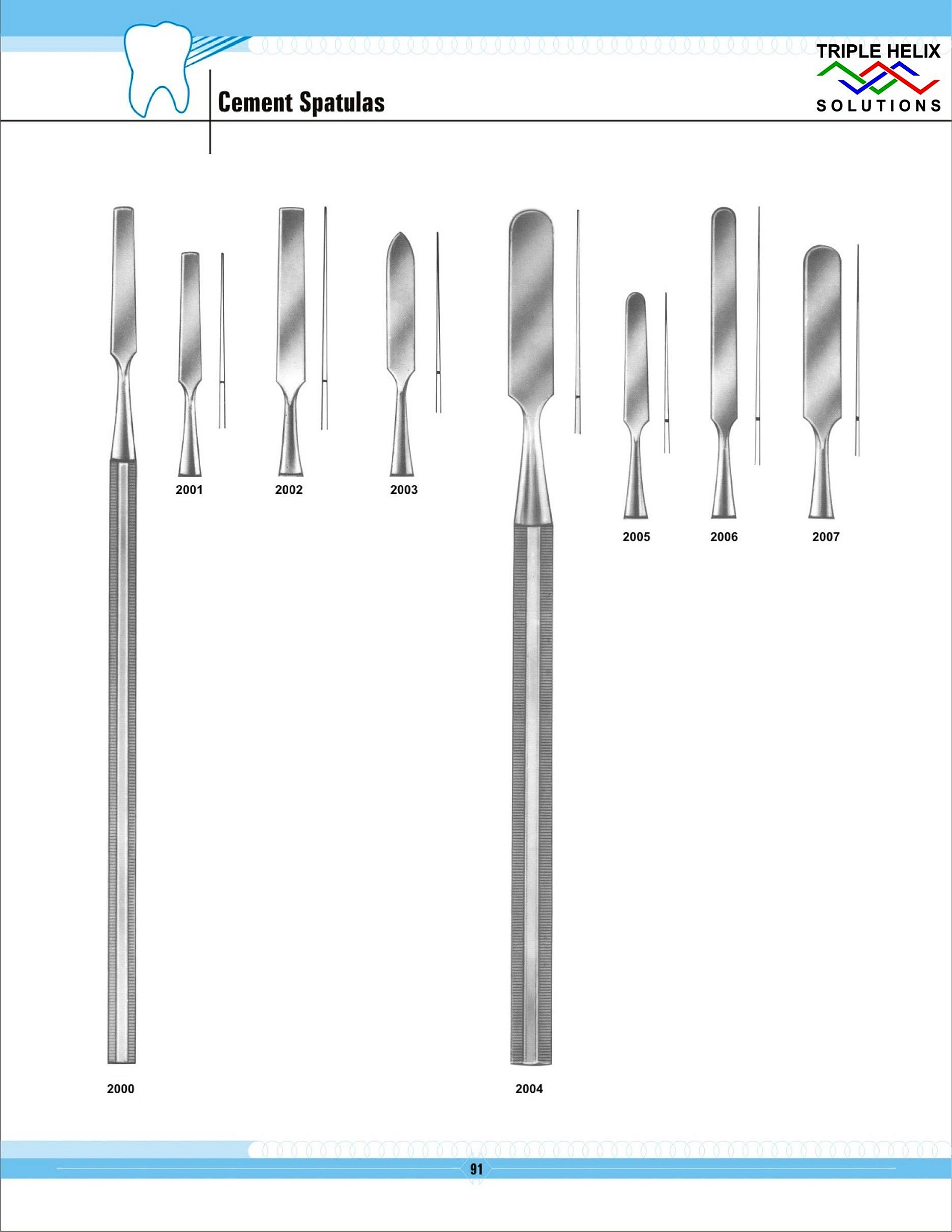 Cement / Plaster / Alginate Spatulas