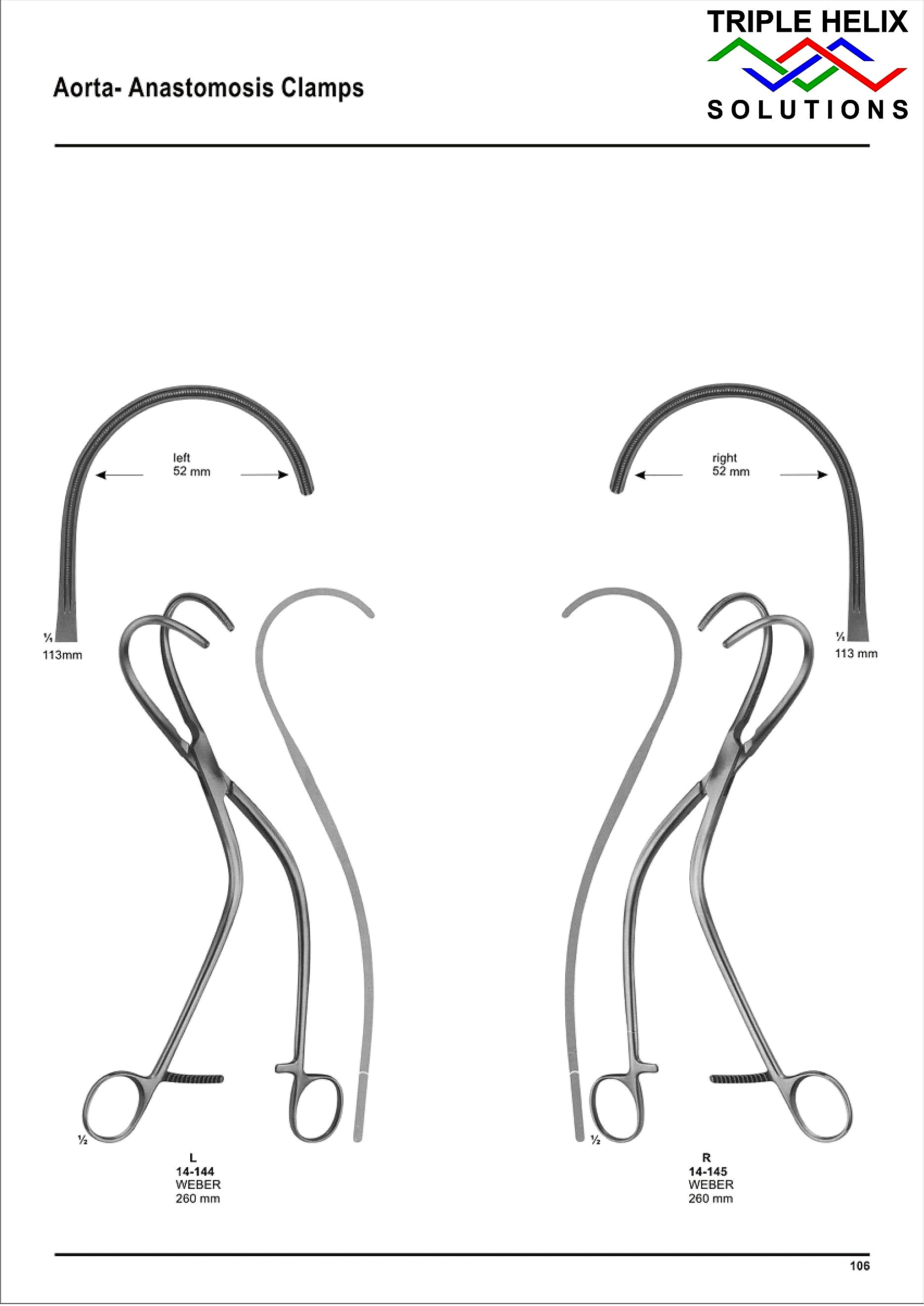 Aortic Anastomosis Clamps - page 106