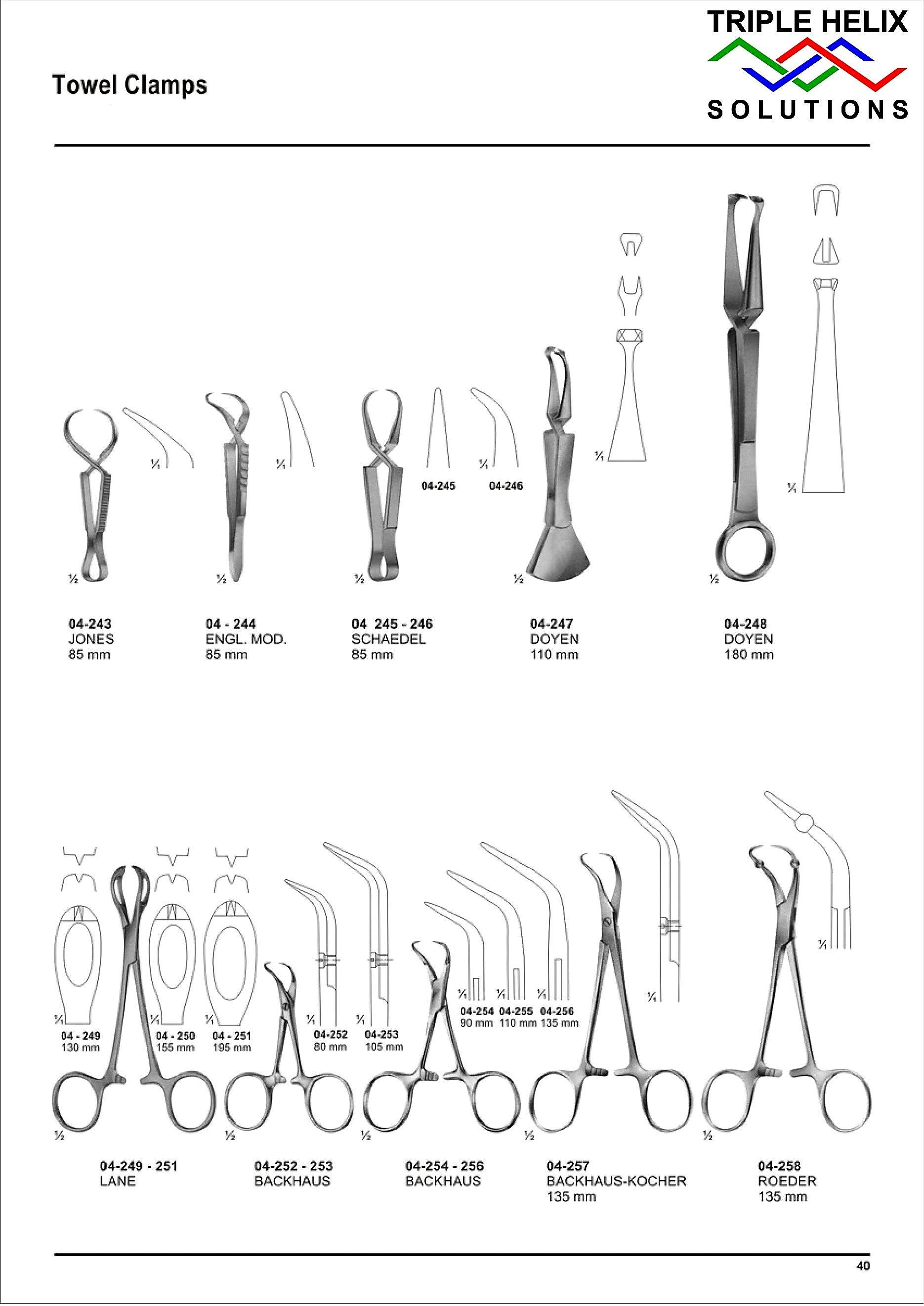 Towel Clamps - page 40