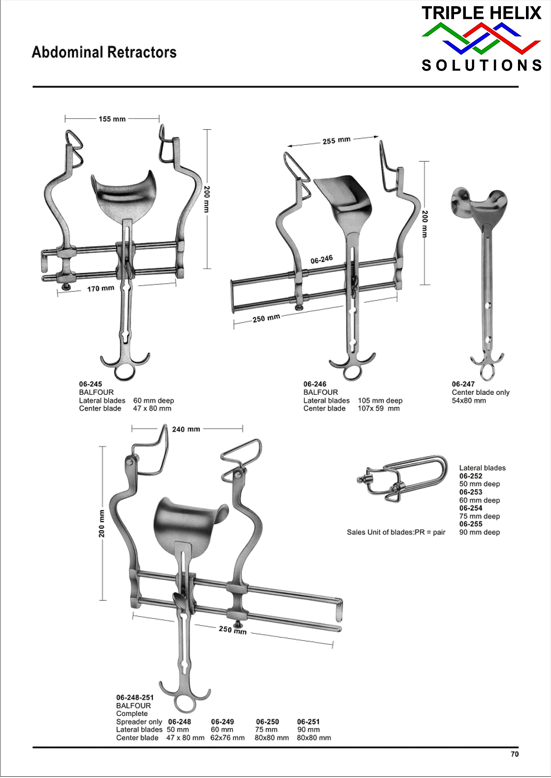 Abdominal Retractors - page 70