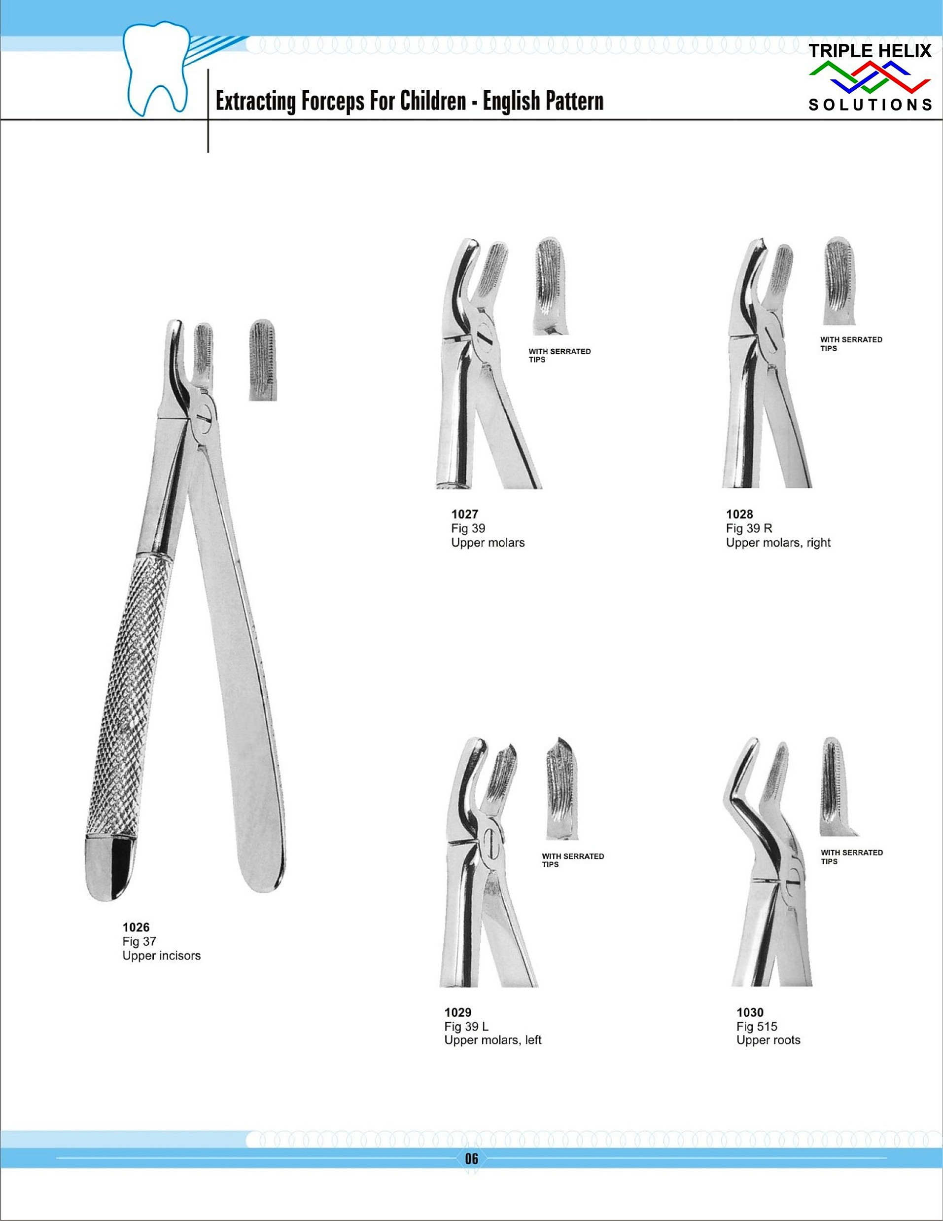 Extraction Forceps for Children - English Pattern - page 6