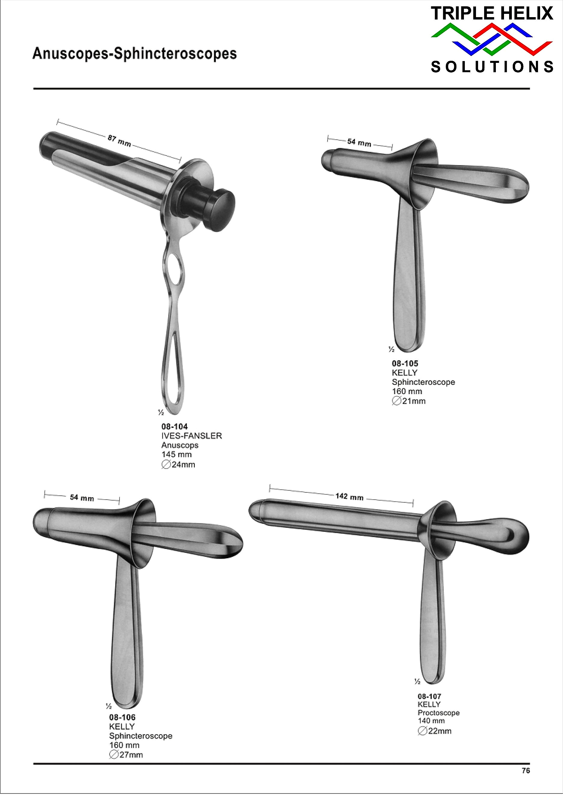 Anuscopes and Sphincteroscopes - page 76
