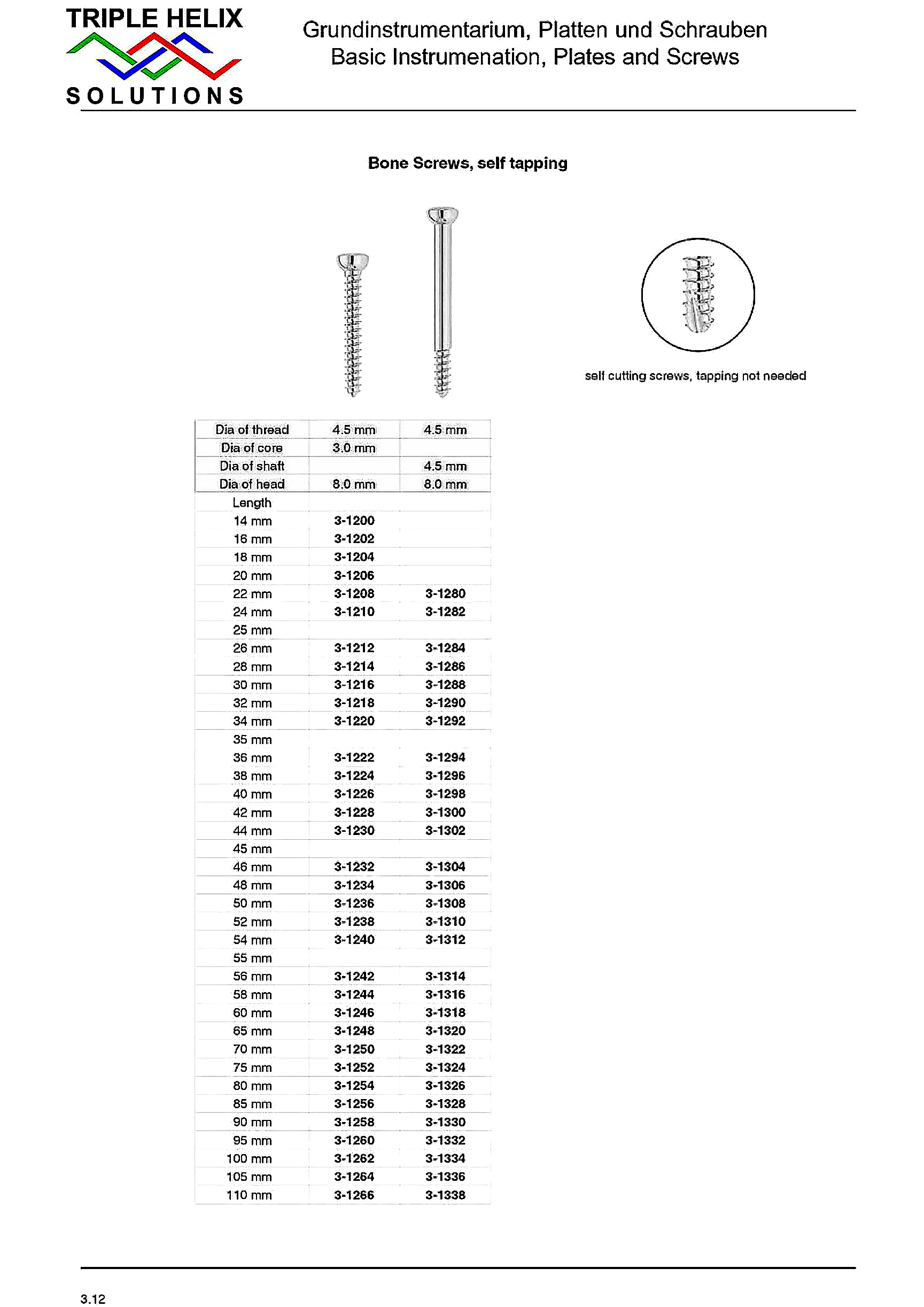 Self-Tapping Bone Screws - page 11