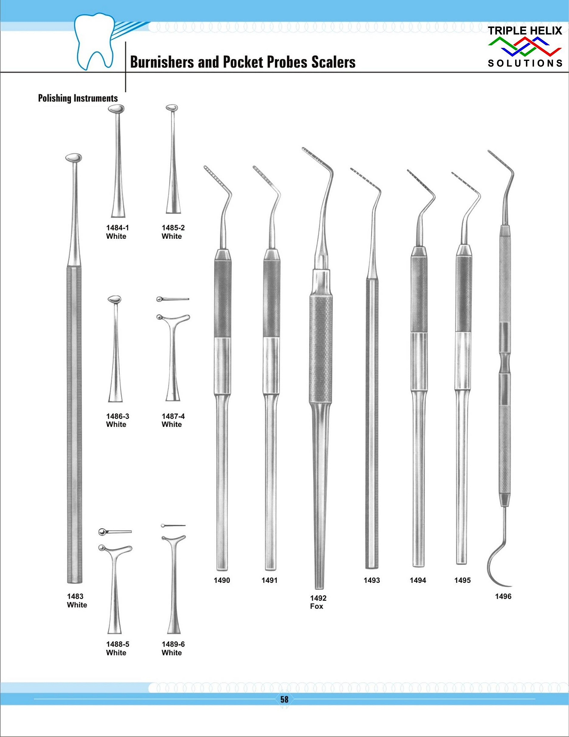Burnishers, Pocket Probes and Scalers - page 58