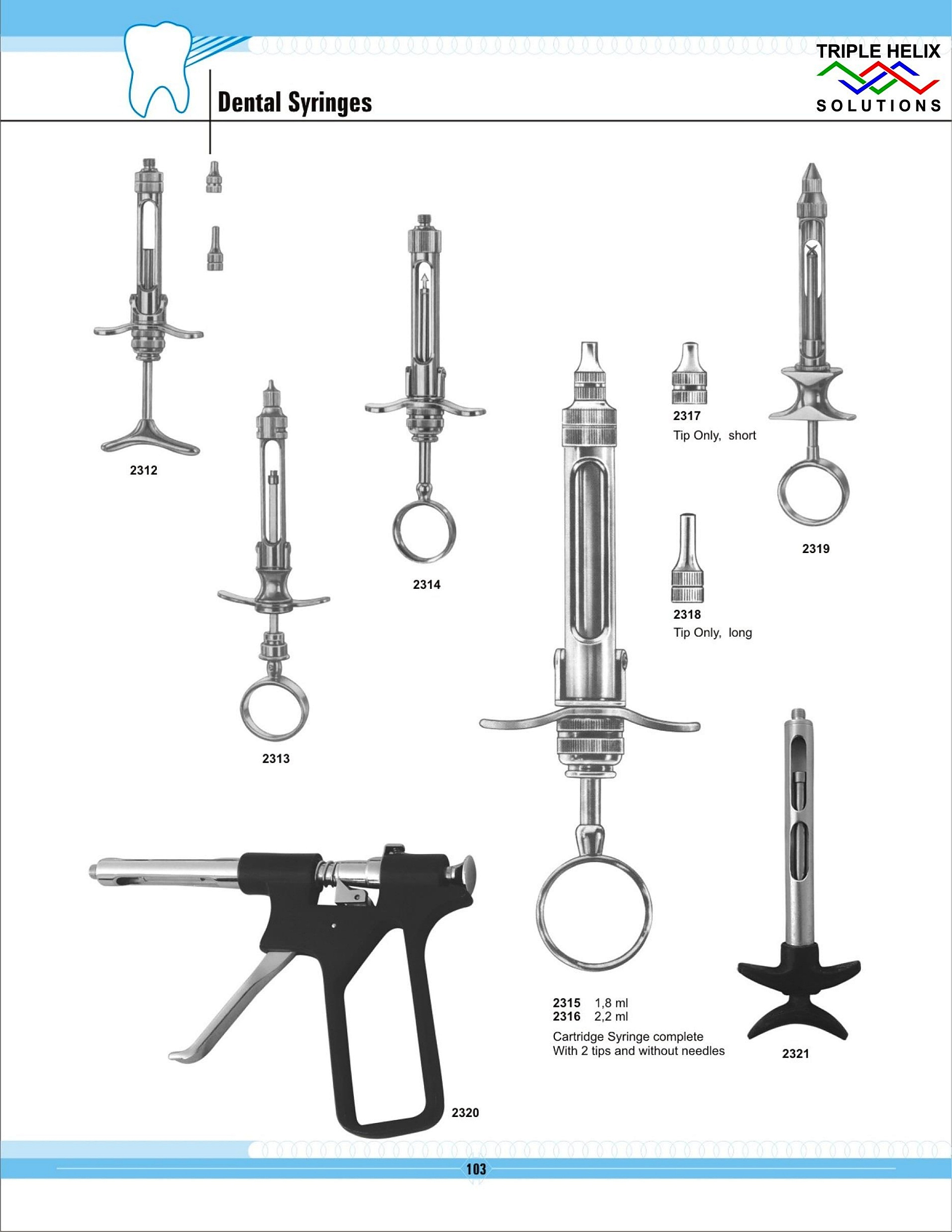 Dental Syringes - page 103