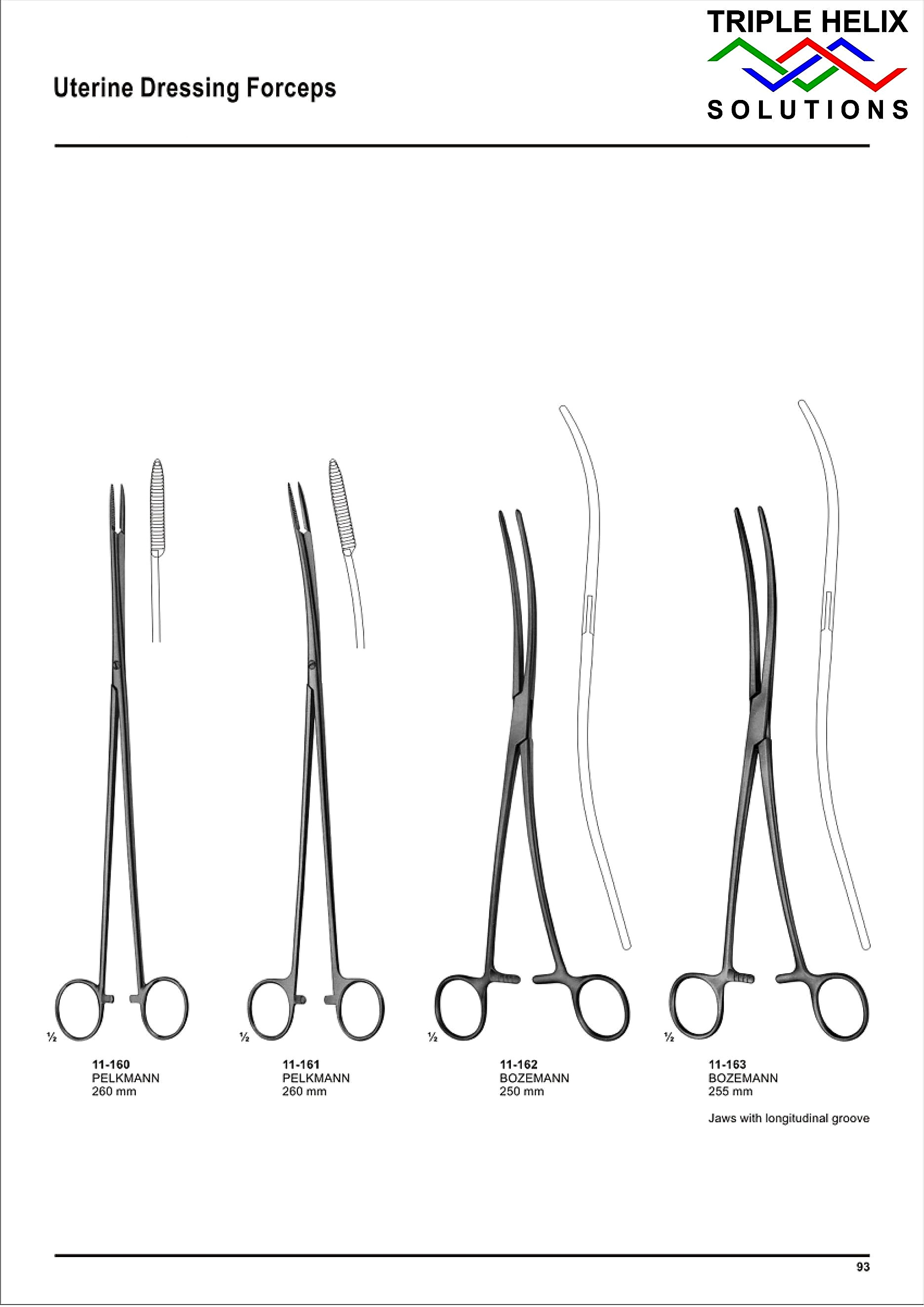 Uterine Dressing Forceps - page 93
