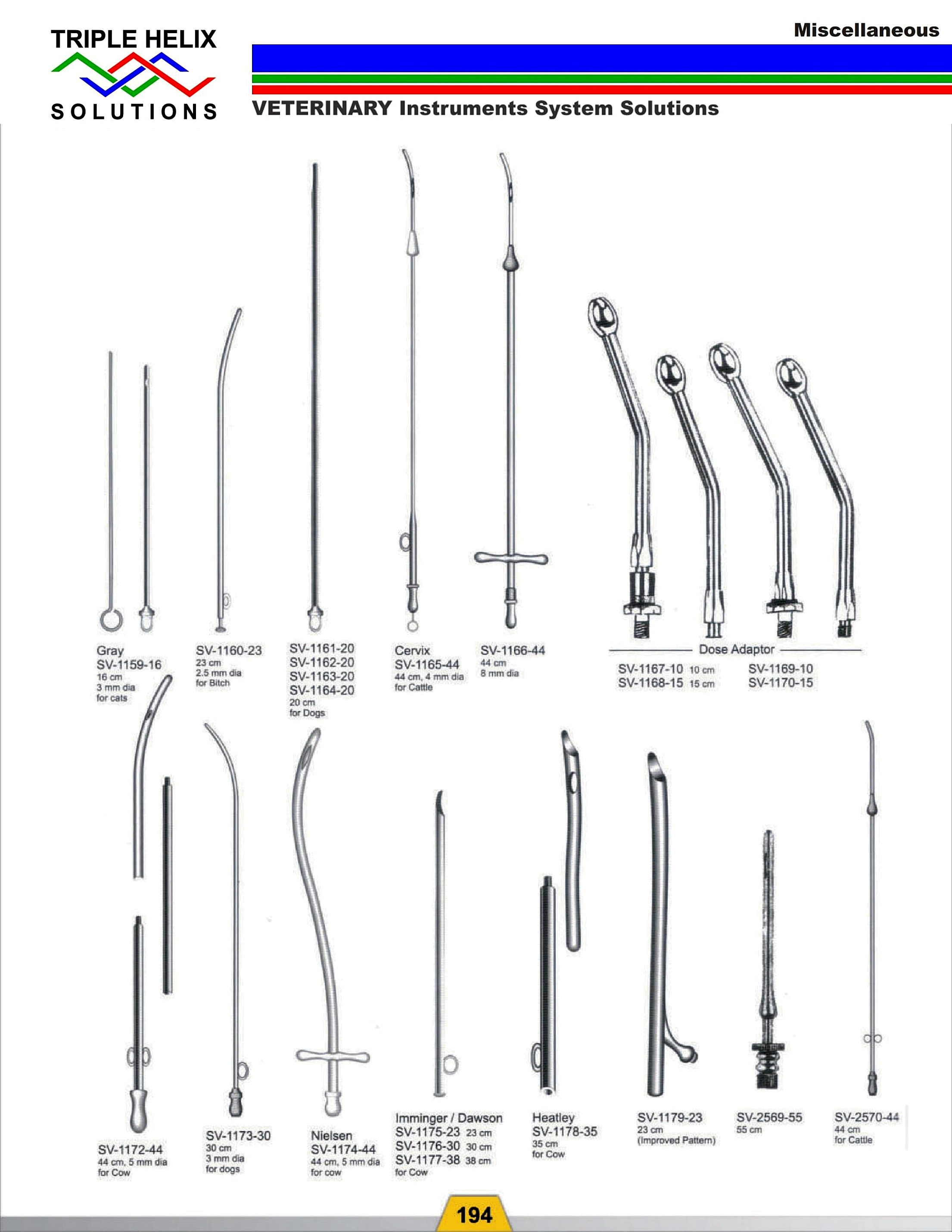 Cervical and Uterine Instruments - page 21