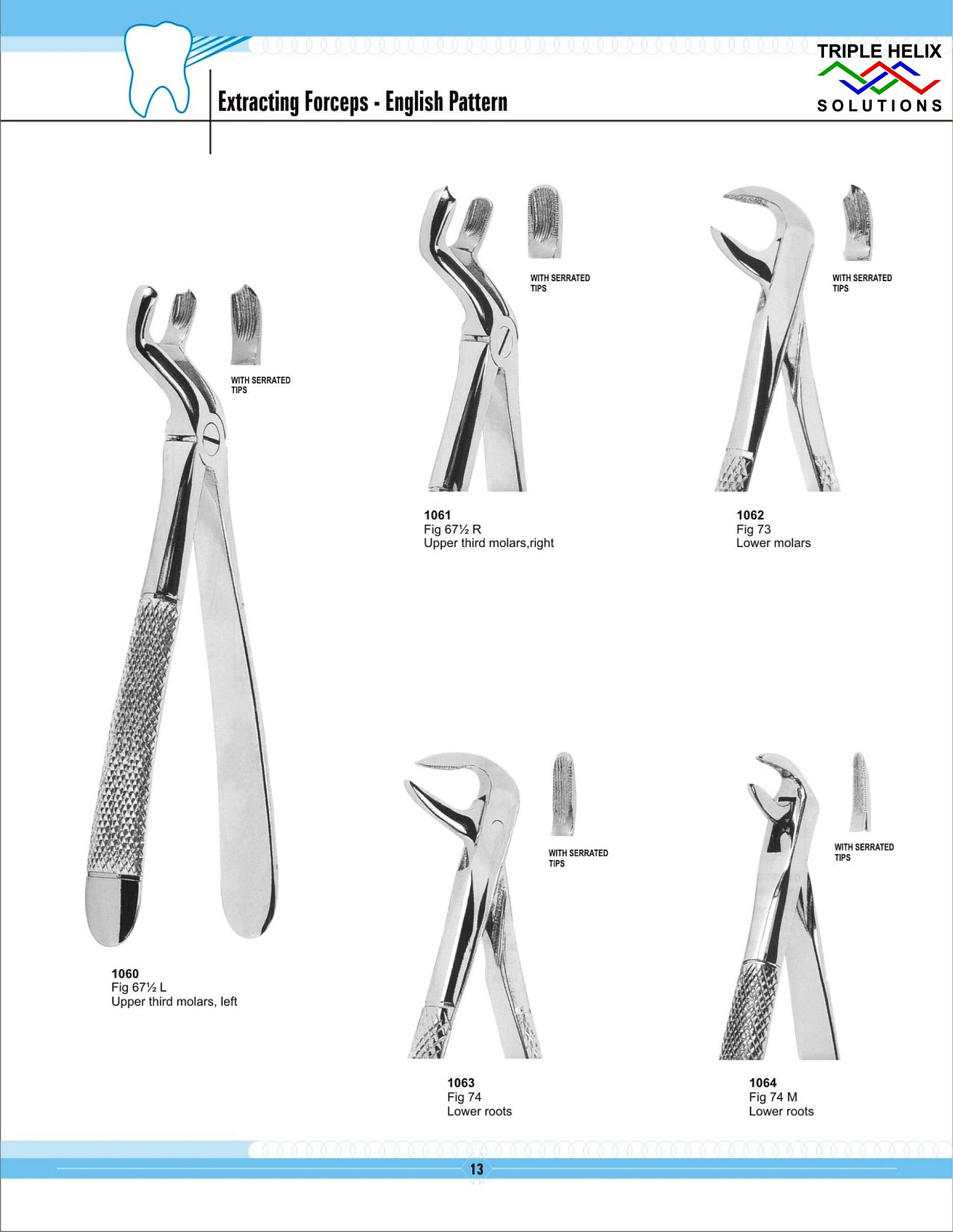 Extraction Forceps — English Pattern - page 13
