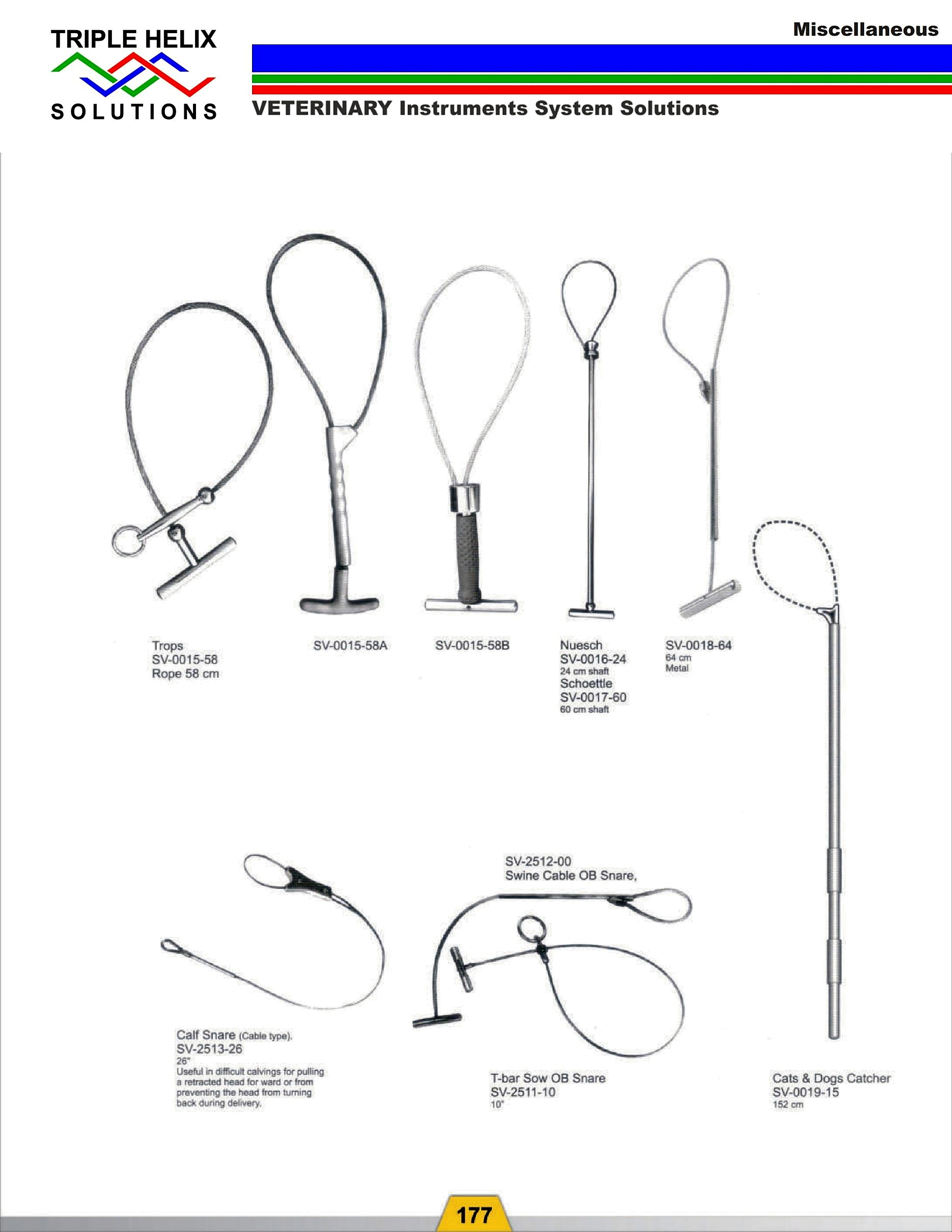 Obstetrical Snares and Animal Catchers - page 4