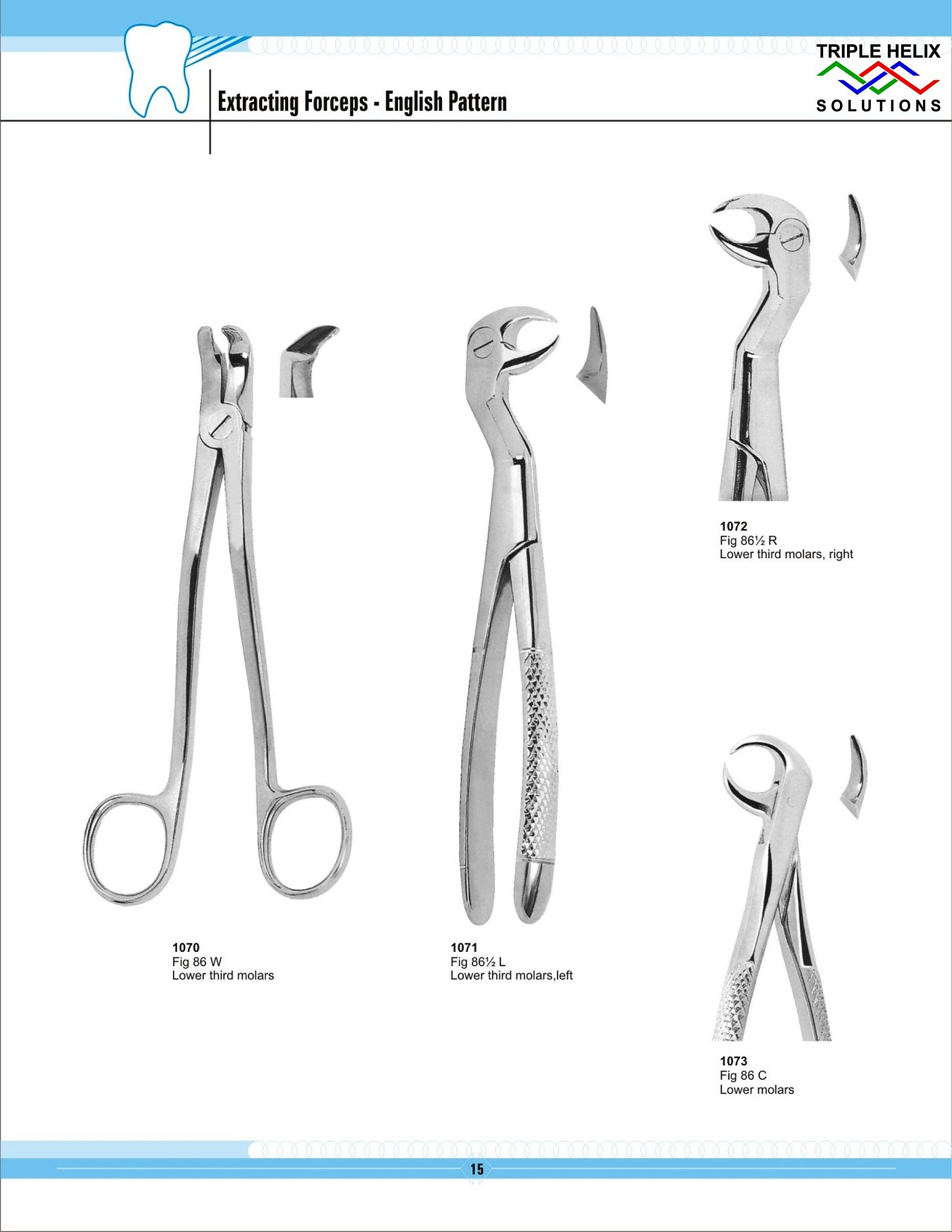 Extraction Forceps - English Pattern - page 15