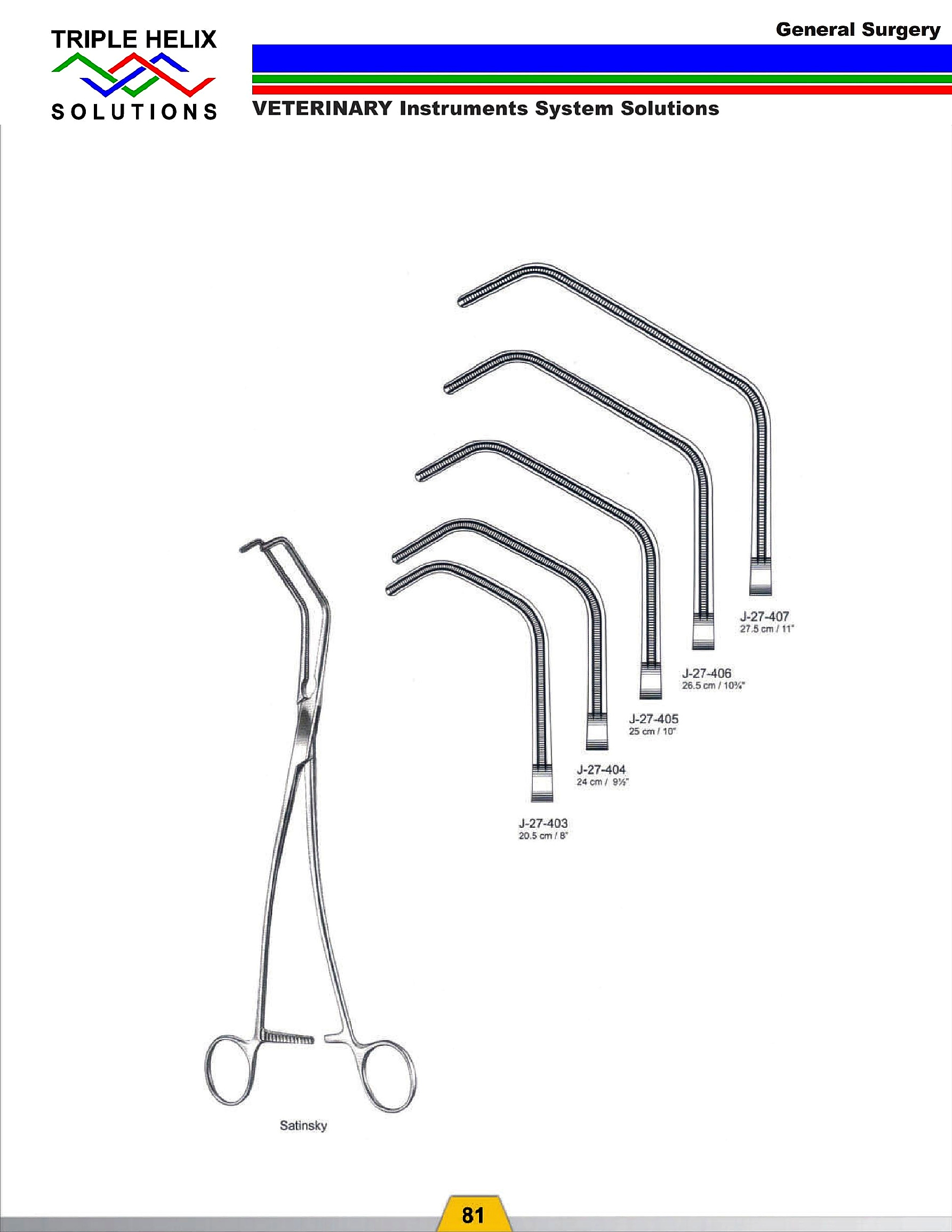 Satinsky Vascular Clamps - page 73
